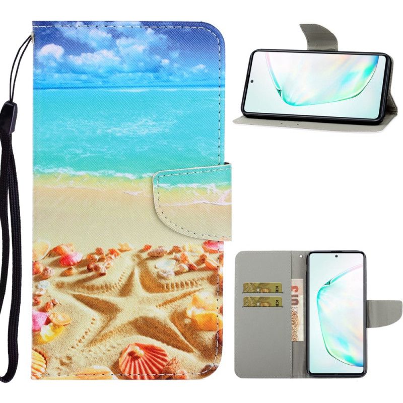 Obudowa Samsung Galaxy S10 Lite Etui na Telefon Plaża Z Paskiem