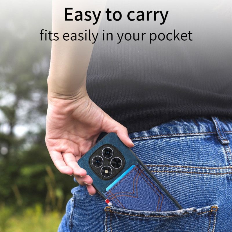 Etui Do Xiaomi Redmi Note 14 Pro Plus 5g Tkanina Jeansowa