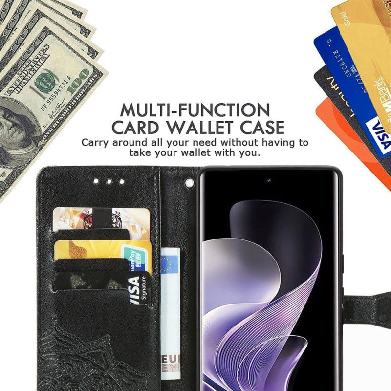 Etui Folio Do Xiaomi Redmi Note 14 Pro Plus 5g Barokowa Mandala