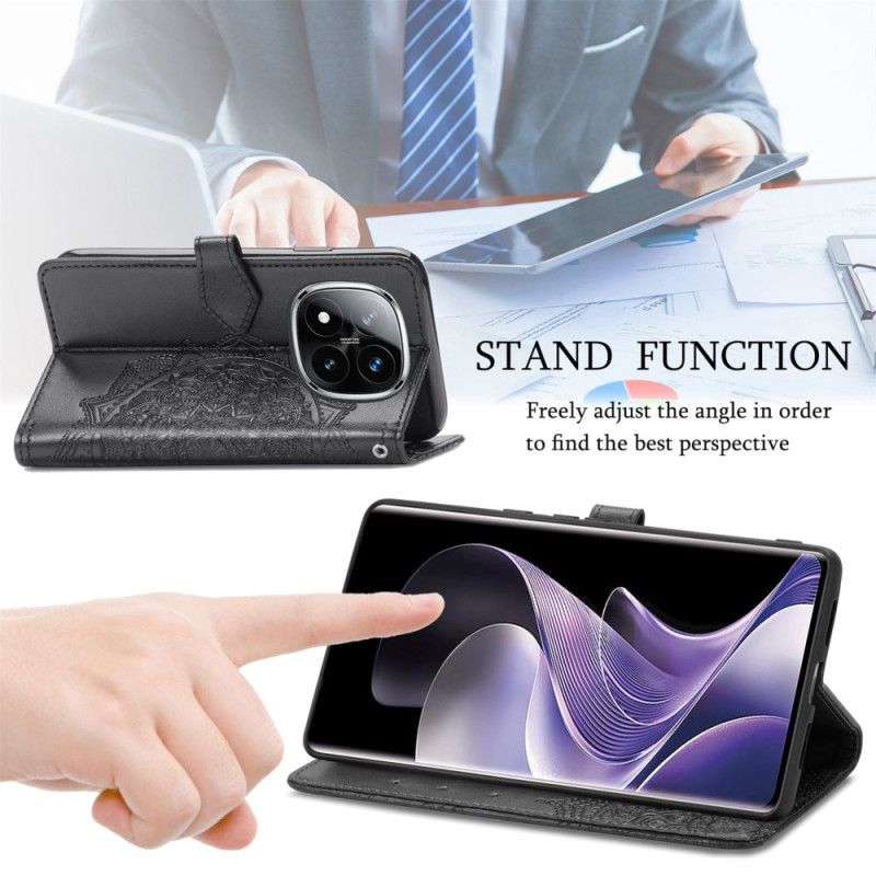 Etui Folio Do Xiaomi Redmi Note 14 Pro Plus 5g Barokowa Mandala