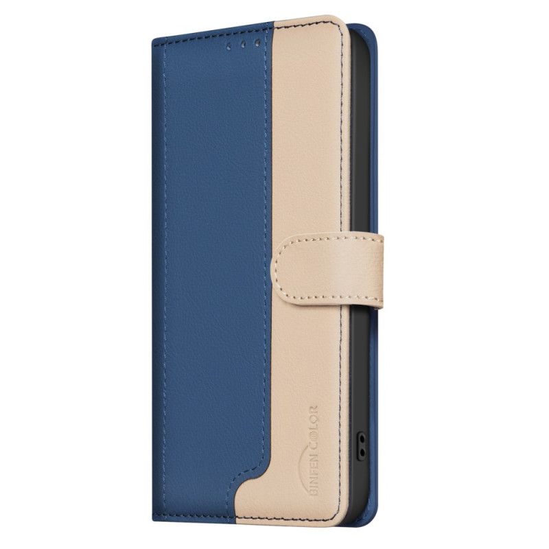 Etui Folio Do Xiaomi Redmi Note 14 Pro Plus 5g Binfen Color Dwukolorowy