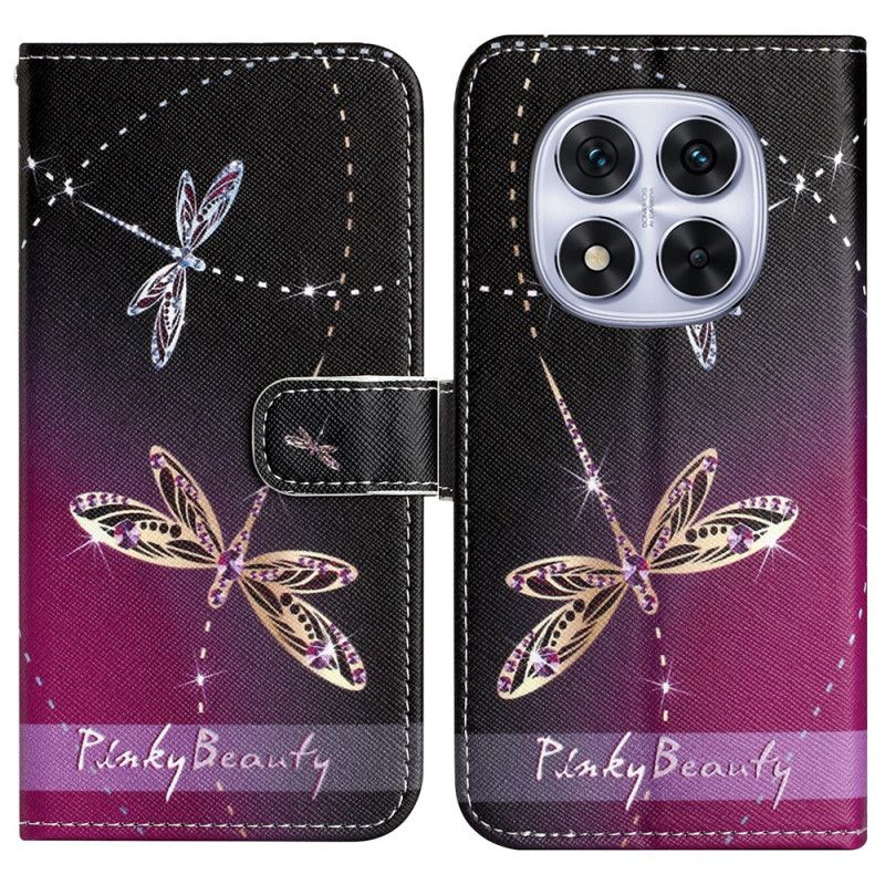 Etui Folio Do Xiaomi Redmi Note 14 Pro Plus 5g Ważki