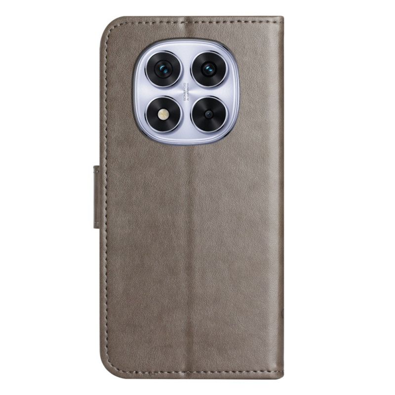 Etui Folio Do Xiaomi Redmi Note 14 Pro Plus 5g Wzór Kwiatowy