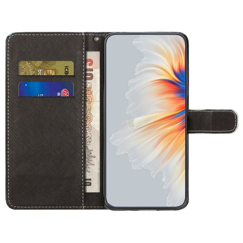 Etui Folio Xiaomi Redmi Note 14 Pro Plus 5g CZarny Kot