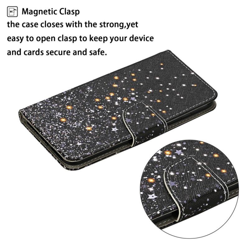 Etui Folio Xiaomi Redmi Note 14 Pro Plus 5g CZarny Pentagram Etui Ochronne