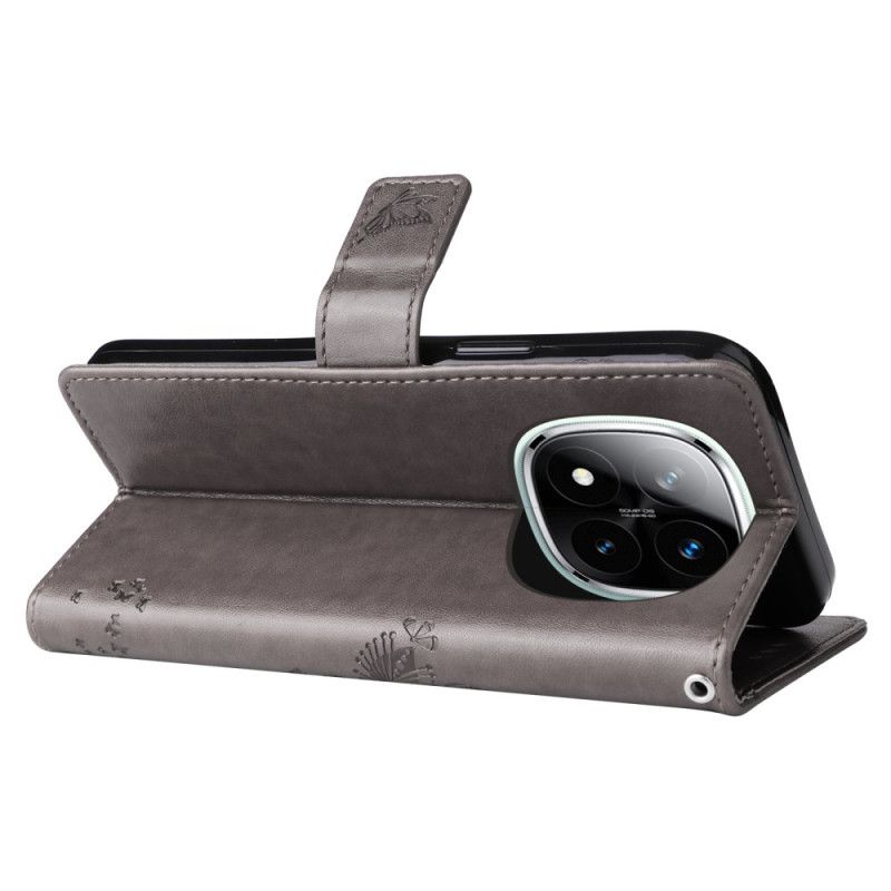 Etui Folio Xiaomi Redmi Note 14 Pro Plus 5g Drzewo I Kot Etui Ochronne