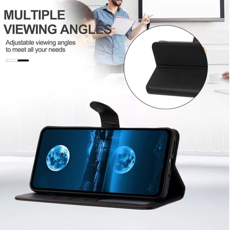 Etui Folio Xiaomi Redmi Note 14 Pro Plus 5g Efekt Sztucznej Skóry Etui Ochronne