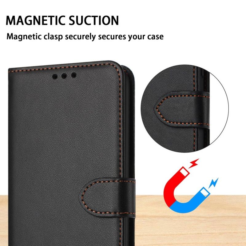 Etui Folio Xiaomi Redmi Note 14 Pro Plus 5g Efekt Sztucznej Skóry Etui Ochronne