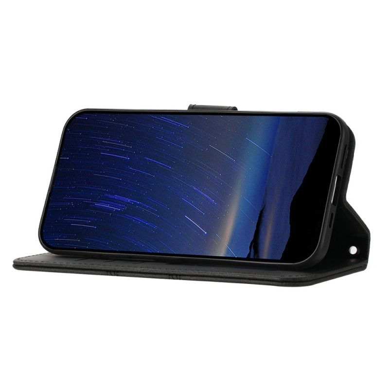 Etui Folio Xiaomi Redmi Note 14 Pro Plus 5g Fryz I Pasek Etui Ochronne