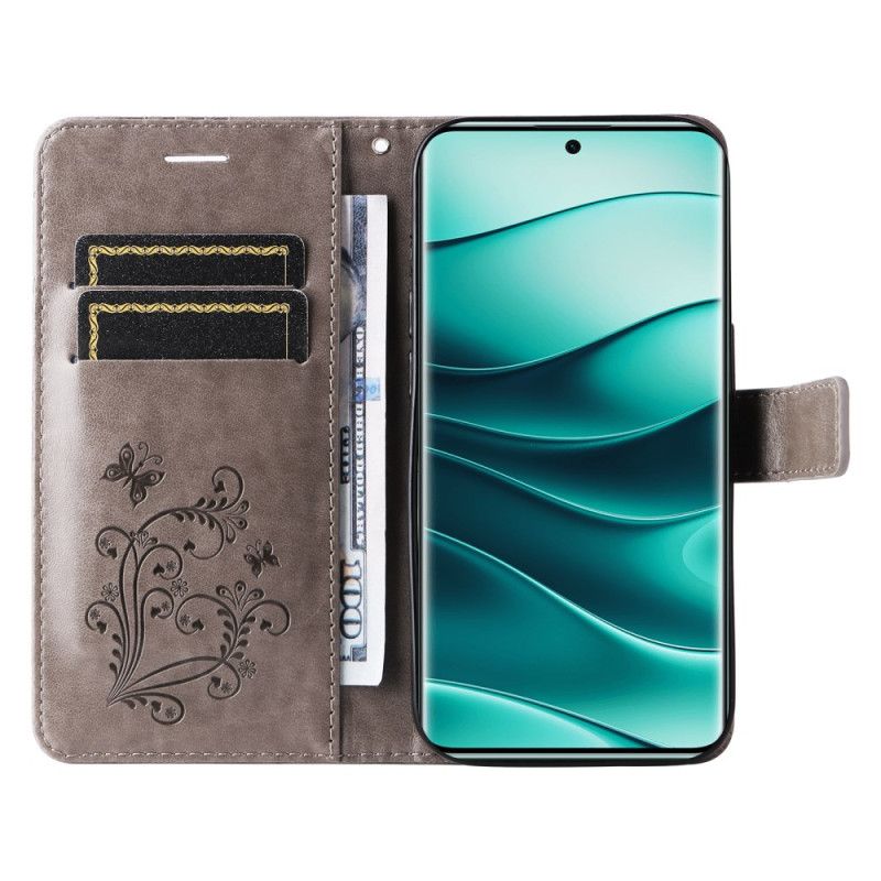 Etui Folio Xiaomi Redmi Note 14 Pro Plus 5g Gigantyczne Motyle