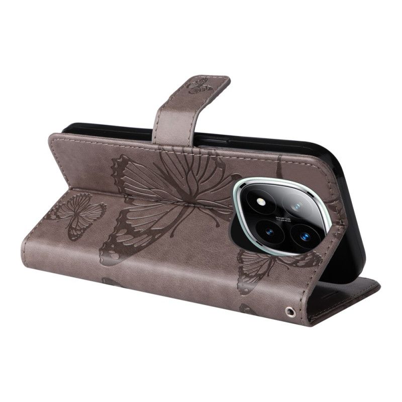 Etui Folio Xiaomi Redmi Note 14 Pro Plus 5g Gigantyczne Motyle