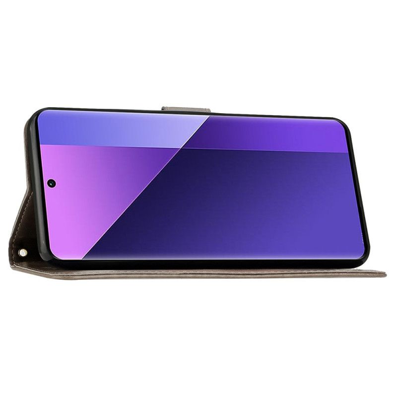 Etui Folio Xiaomi Redmi Note 14 Pro Plus 5g Kwiatowy