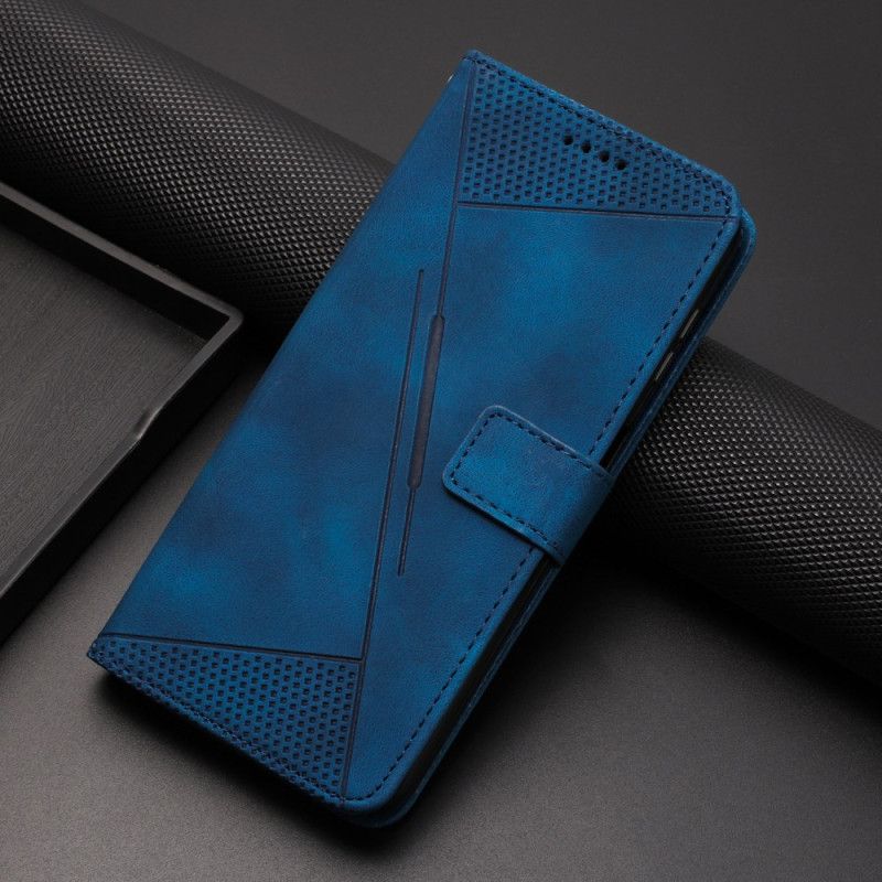 Etui Folio Xiaomi Redmi Note 14 Pro Plus 5g Linie Z Efektem Zamszu Etui Ochronne