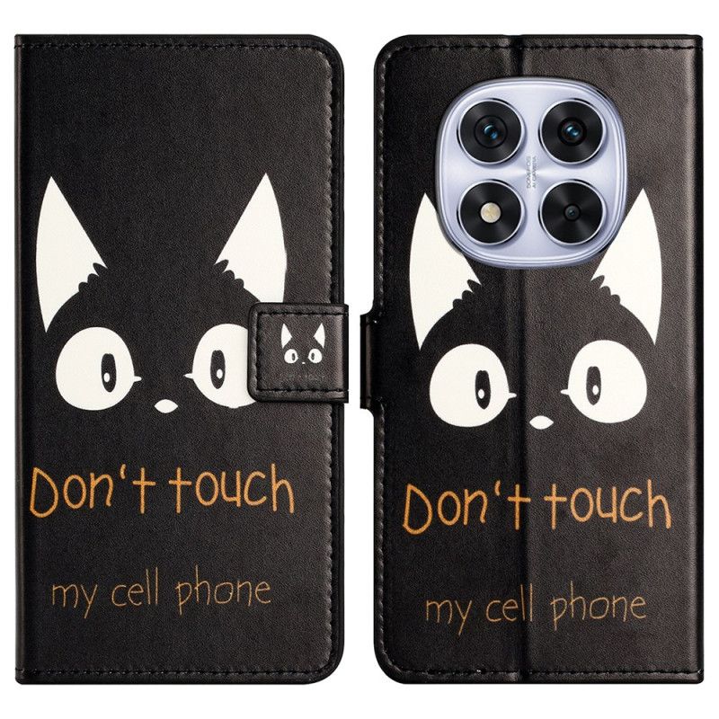 Etui Folio Xiaomi Redmi Note 14 Pro Plus 5g Nie Dotykaj Mojego Telefonu Komórkowego