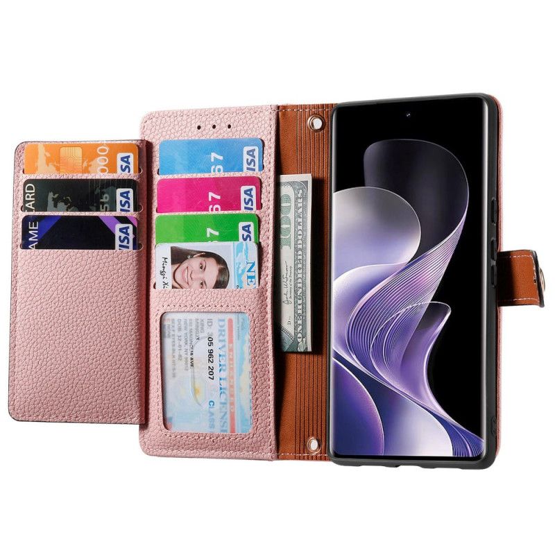 Etui Folio Xiaomi Redmi Note 14 Pro Plus 5g Wyściełana Kieszeń I Ochrona Rfid