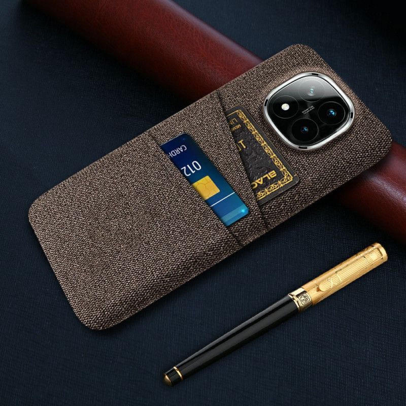 Etui Xiaomi Redmi Note 14 Pro Plus 5g Etui Na Karty Z Materiału Etui Ochronne