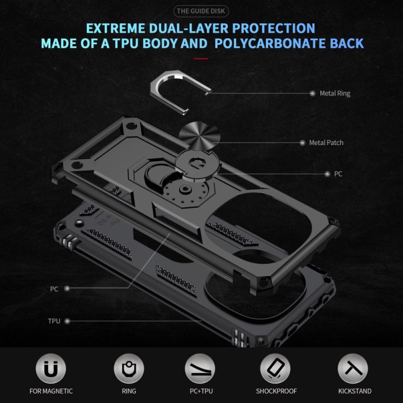 Etui Xiaomi Redmi Note 14 Pro Plus 5g Ultra Wytrzymały Obrotowy Stojak