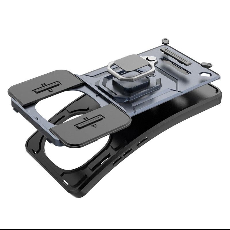 Etui Xiaomi Redmi Note 14 Pro Plus 5g Wytrzymały Pierścień Z Osłoną Obiektywu Etui Ochronne