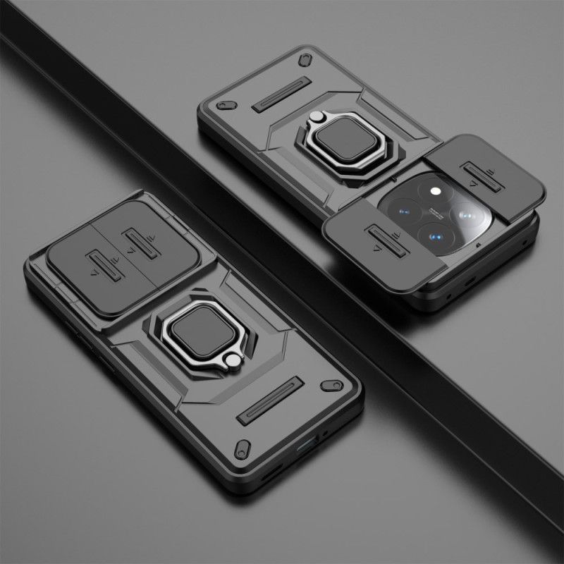 Etui Xiaomi Redmi Note 14 Pro Plus 5g Wytrzymały Pierścień Z Osłoną Obiektywu Etui Ochronne