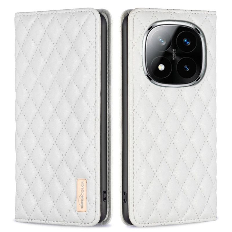 Flip Kotelot Do Xiaomi Redmi Note 14 Pro Plus 5g Binfen Color Pikowane