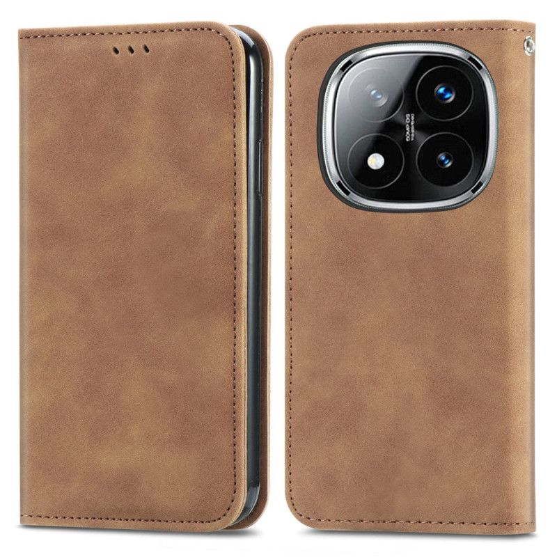 Flip Kotelot Xiaomi Redmi Note 14 Pro Plus 5g Efekt Skóry Etui Ochronne