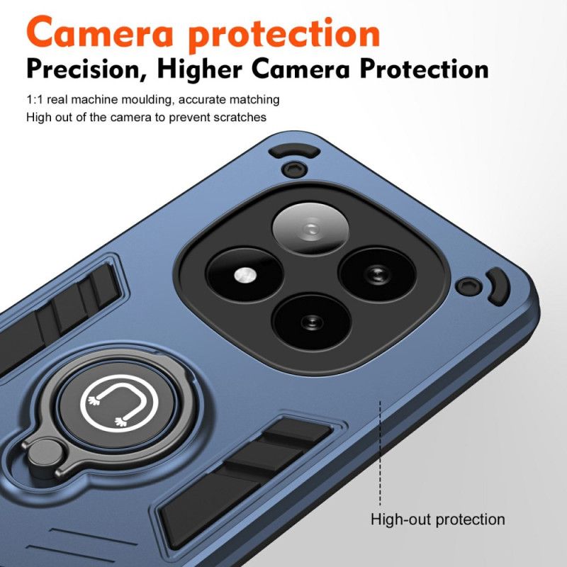 Futerały Xiaomi Redmi Note 14 Pro Plus 5g Etui Na Telefon Przesuwana Osłona Kamery I Podstawka