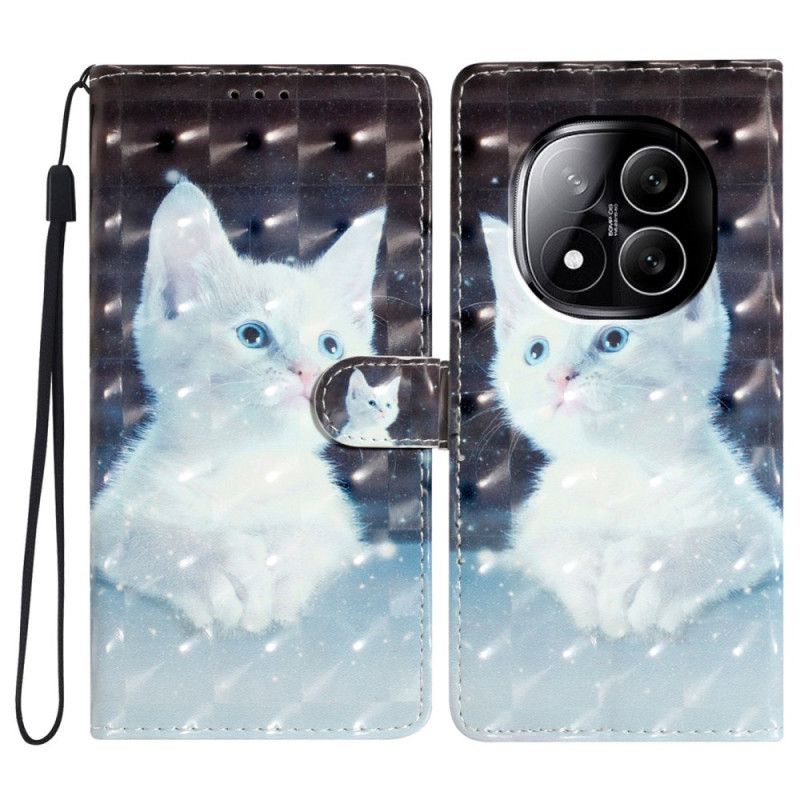 Pokrowce Xiaomi Redmi Note 14 Pro Plus 5g Biały Kot 3d