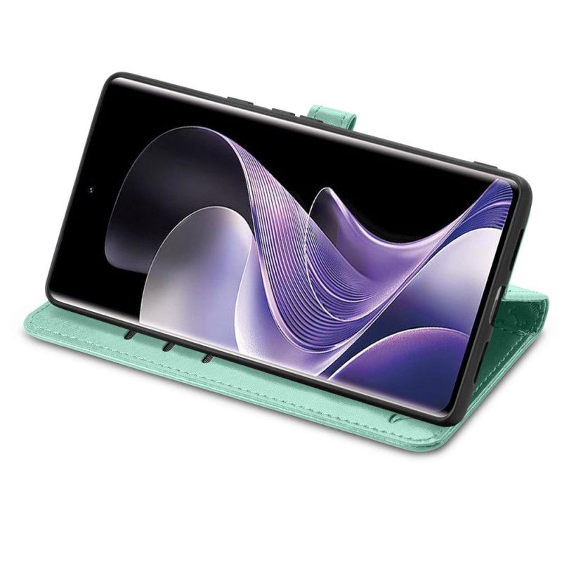 Skórzany Futerał Xiaomi Redmi Note 14 Pro Plus 5g Etui Na Telefon Animowane Zwierzęta