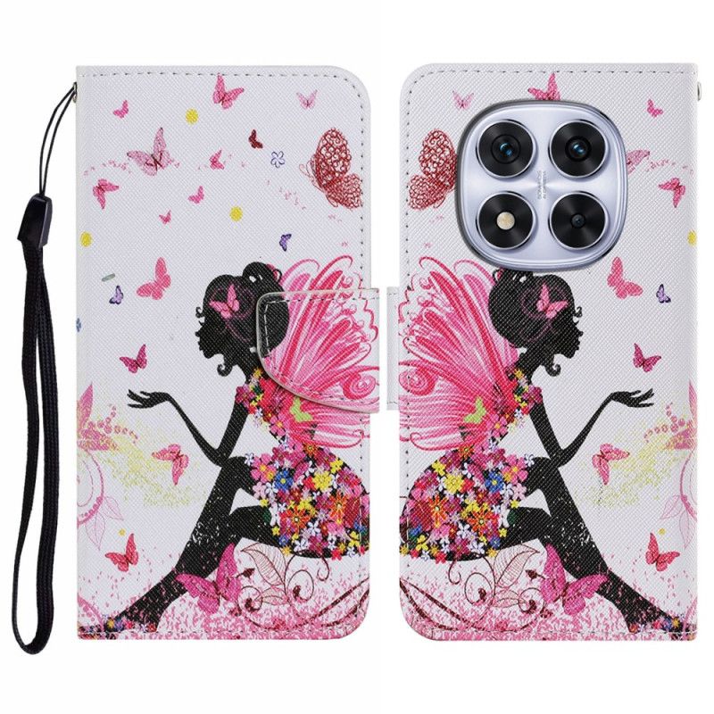 Skórzany Futerał Xiaomi Redmi Note 14 Pro Plus 5g Etui Na Telefon Wróżka