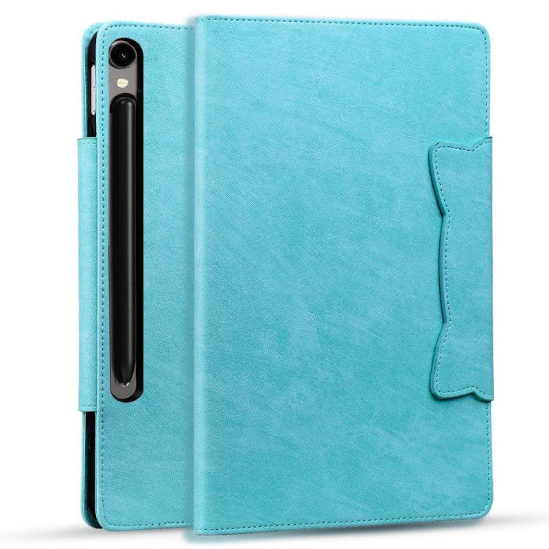 Etui Folio Samsung Galaxy Tab S10 Fe Plus Zapięcie W Kształcie Kota Etui Ochronne