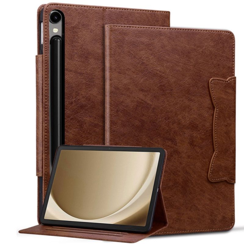 Etui Folio Samsung Galaxy Tab S10 Fe Plus Zapięcie W Kształcie Kota Etui Ochronne