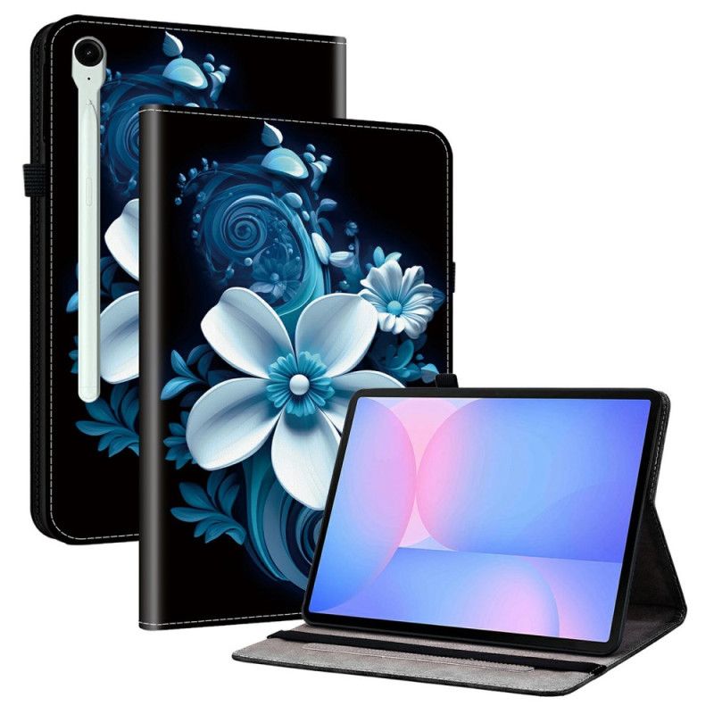 Etui Samsung Galaxy Tab S10 Fe Plus CZarna Orchidea Etui Ochronne