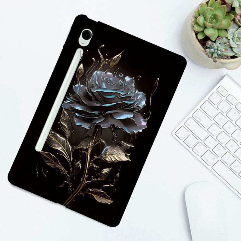 Etui Samsung Galaxy Tab S10 Fe Plus CZarna Róża