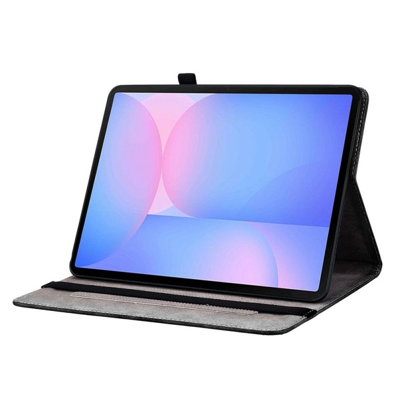 Etui Samsung Galaxy Tab S10 Fe Plus Niebieskie Kwiaty