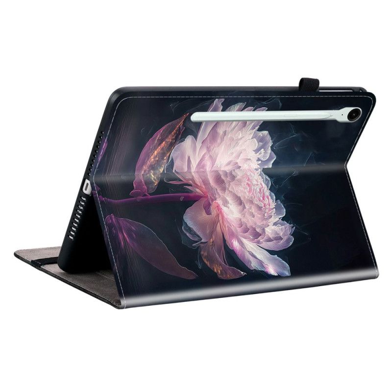 Etui Samsung Galaxy Tab S10 Fe Plus Różowa Piwonia Etui Ochronne