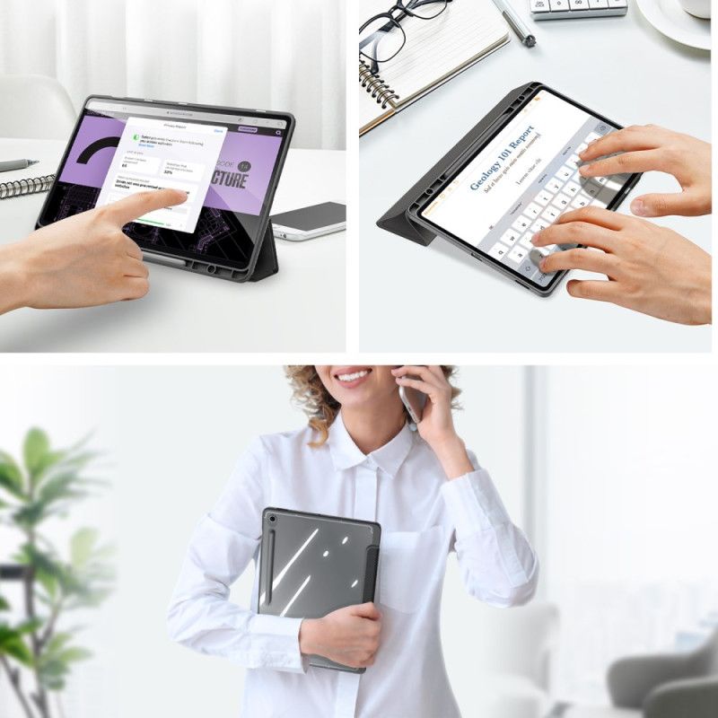 Samsung Galaxy Tab S10 Fe Plus Trzyczęściowy Przezroczysty Tył