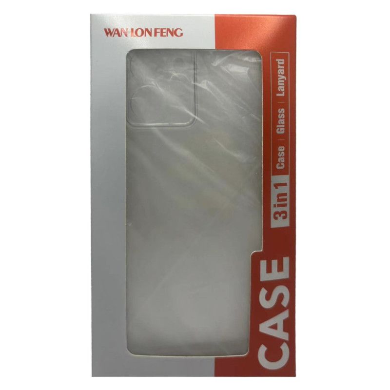 Etui Do Oneplus Nord 4 Wzmocnione Przezroczyste Z Hartowanym Szkłem Ochronnym