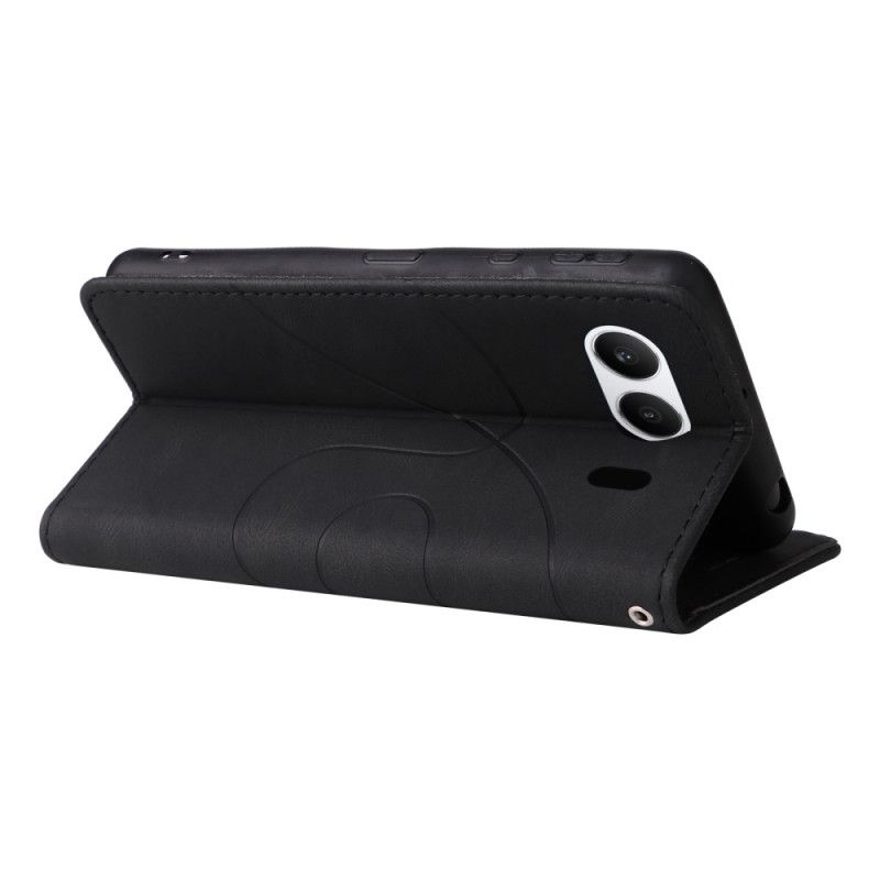 Etui Folio Do Oneplus Nord 4 Dwukolorowa Falowana Linia