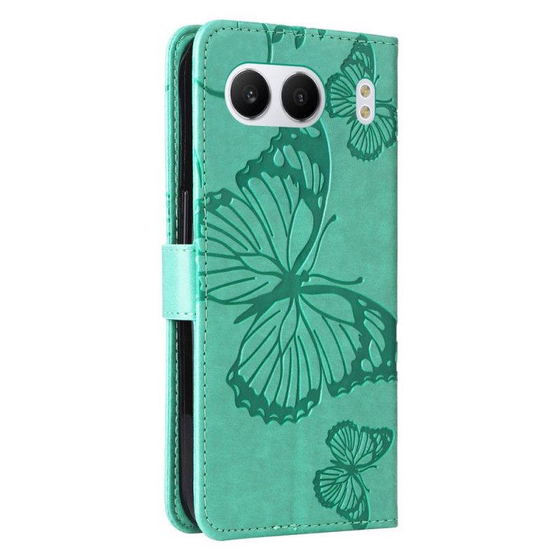 Etui Folio Do Oneplus Nord 4 Pasek Z Gigantycznym Motylem