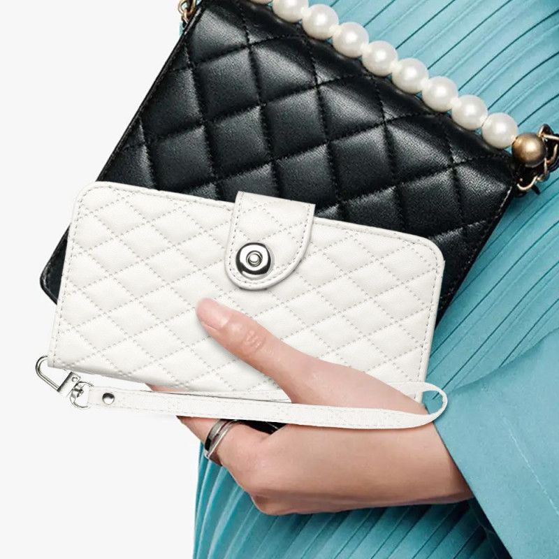 Etui Folio Do Oneplus Nord 4 Pikowane 7 Przegródek Na Karty