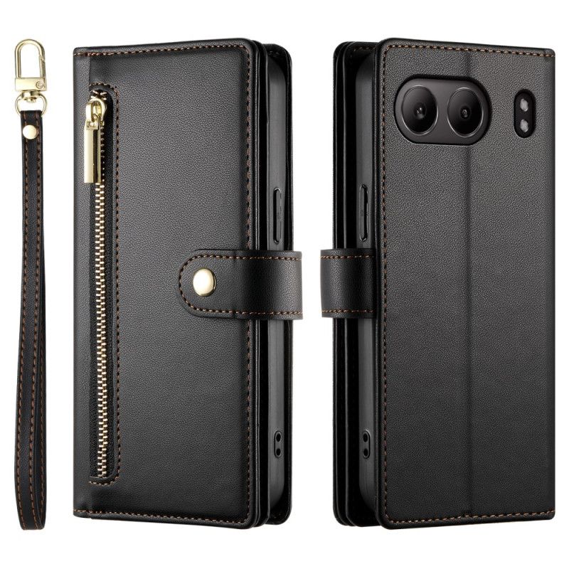 Etui Folio Do Oneplus Nord 4 Portfel Z Paskiem I Paskiem Na Ramię