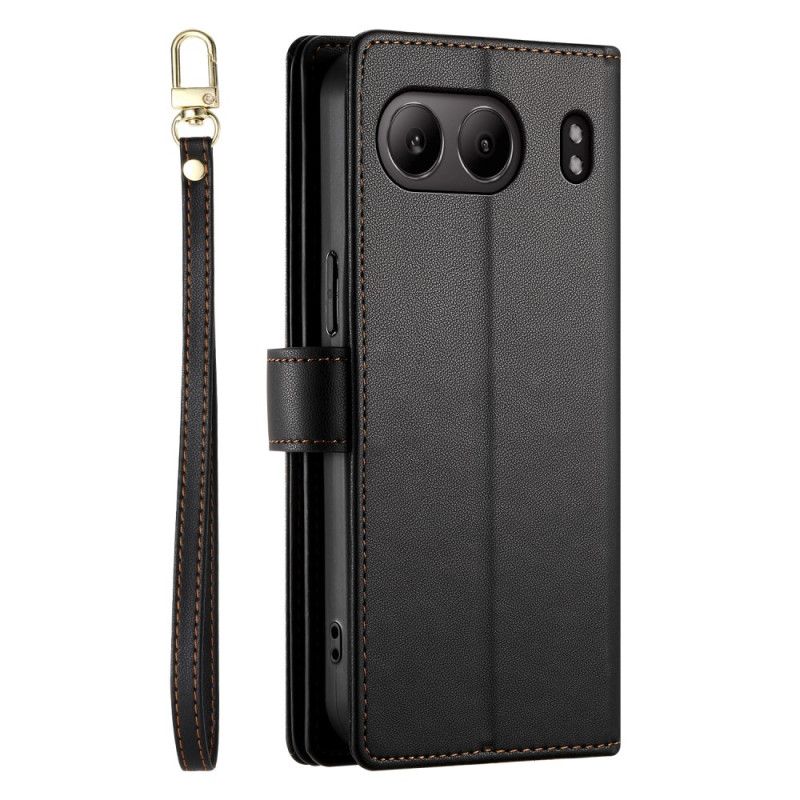 Etui Folio Do Oneplus Nord 4 Portfel Z Paskiem I Paskiem Na Ramię