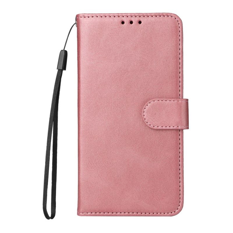 Etui Folio Do Oneplus Nord 4 Prosty Pasek Ze Sztucznej Skóry