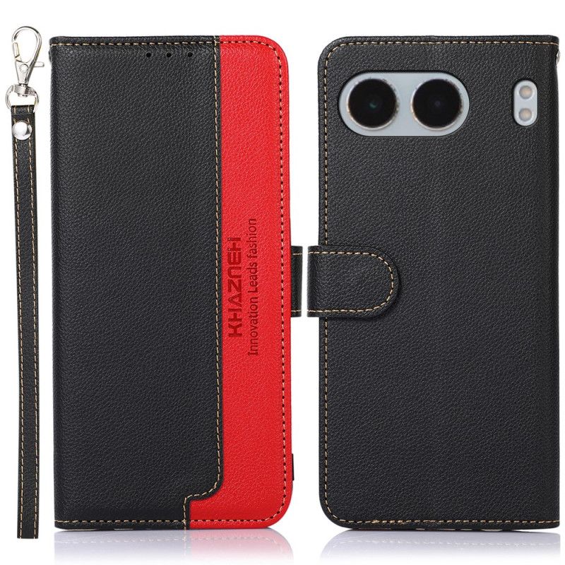 Etui Folio Oneplus Nord 4 Dwukolorowy Khazneh