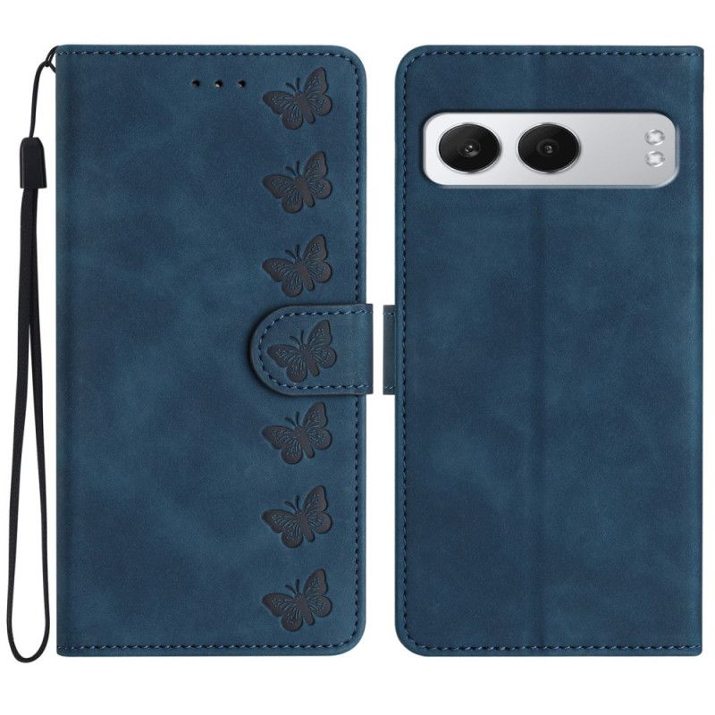 Etui Folio Oneplus Nord 4 Obramowanie Z Motylami Etui Ochronne