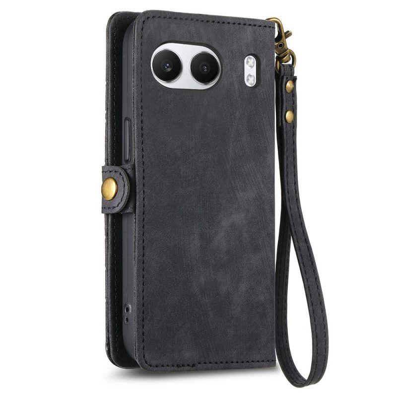 Etui Folio Oneplus Nord 4 Portfel Z Geometrycznym Wzorem