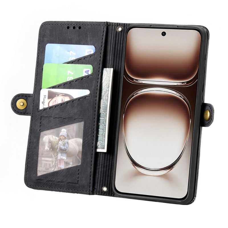 Etui Folio Oneplus Nord 4 Portfel Z Geometrycznym Wzorem