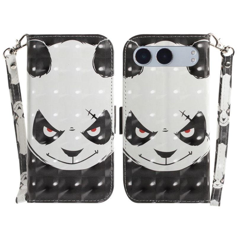 Etui Folio Oneplus Nord 4 Smycz Wściekła Panda