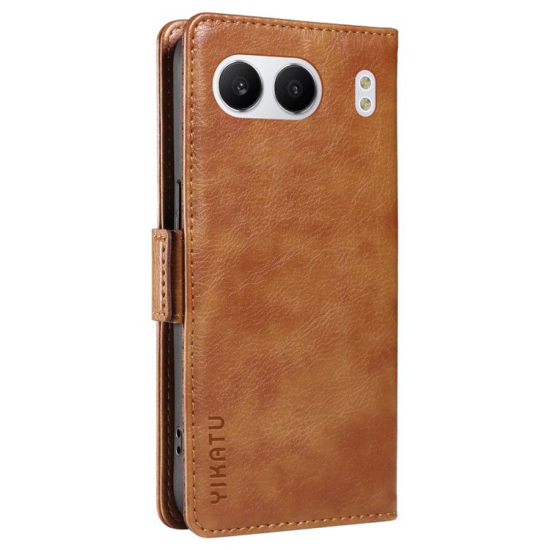 Flip Kotelot Oneplus Nord 4 Etui Na Telefon Yikatu Skóra Syntetyczna Liczi