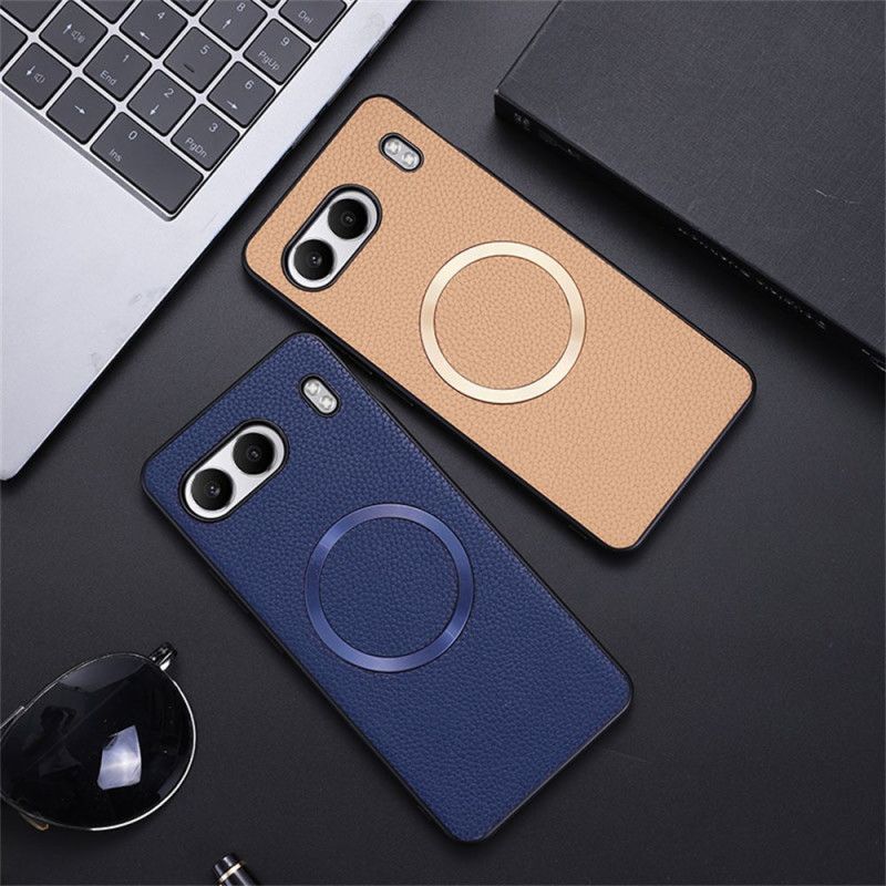 Futerały Oneplus Nord 4 Etui Na Telefon Skóra Ekologiczna Lychee Kompatybilna Z Magsafe